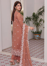 Zenia by Fine Textile Embroidered Chiffon Suits Unstitched 3 Piece - FT25ZC 06